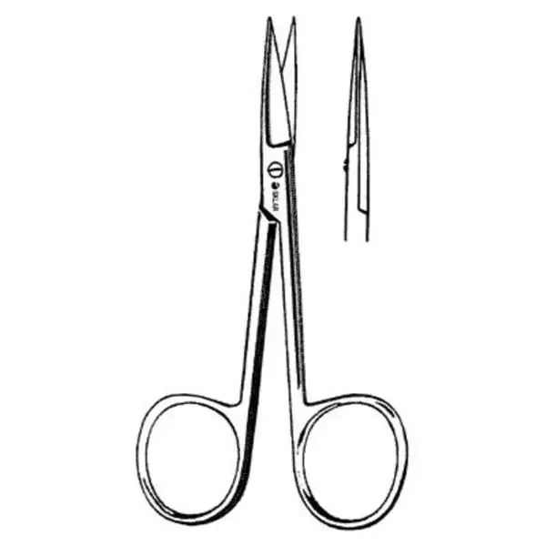 Sklar Instruments Scissors Operating 4-3/4″ Sharp/Sharp Smooth Straight Stainless Steel Ea – 47-1044