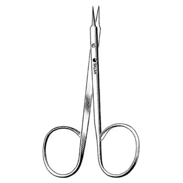 Sklar Instruments Scissors Stitch Slepyan 4″ Sharp/Sharp Smooth Curved Stainless Steel Ea – 64-1445