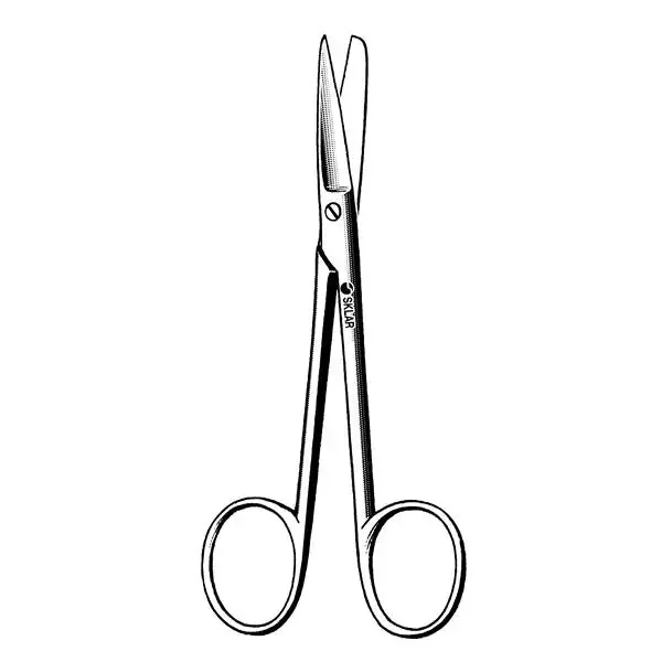 Sklar Instruments Scissors Wagner 4-1/2″ Sharp/Sharp Serrated Straight Stainless Steel Ea – 47-1049