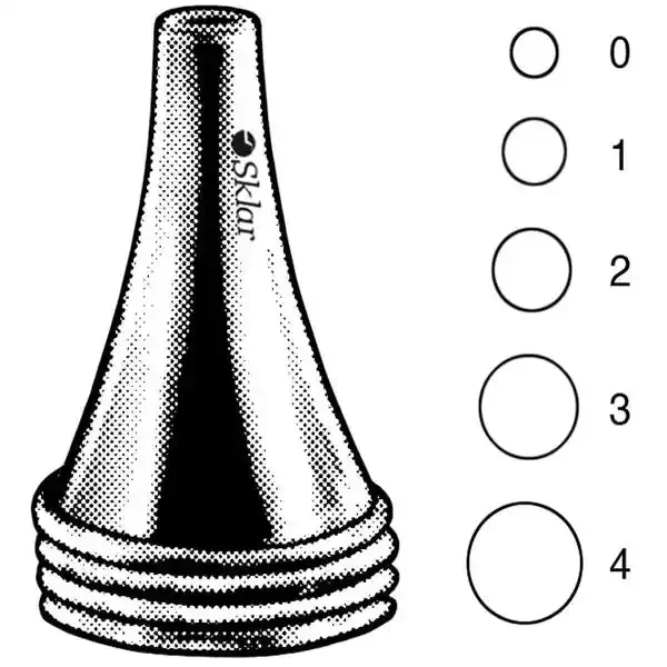 Sklar Instruments Speculum Ear Boucheron 5-8Mm 5-8Mm Round Tip Chrome Plated Stainless Steel Ea – 67-6010