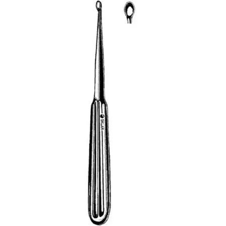 Sklar Sklar Dermal Curette 6-1/4 Inch Length Single-ended Handle Size 0 Tip Straight Oval Tip – 808070