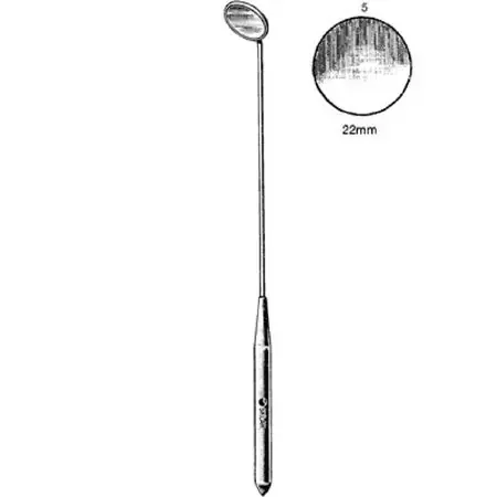 Sklar Sklar Laryngeal Mirror Size 5 / 22 mm Stainless Steel With Handle – 73-1195