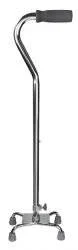 Small Base Quad Cane, McKesson, Steel 30 to 39 Inch Height Chrome, 146-10301F-4 – Case of 4