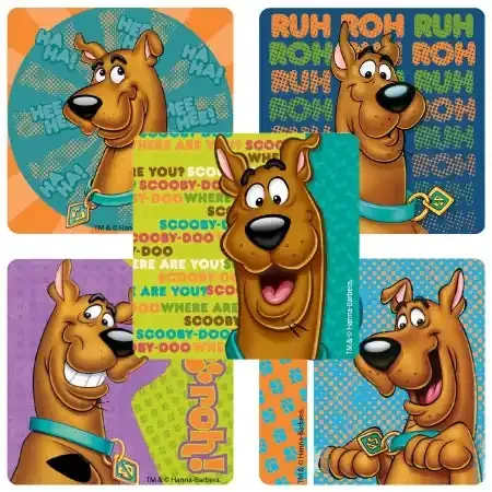 Smilemakers 100 Per Unit Scooby-Doo Sticker 2.5 Inch – SCBYR