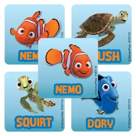 Smilemakers Valuestickers 250 Per Unit Finding Nemo Sticker 1.625 Inch – VST119R