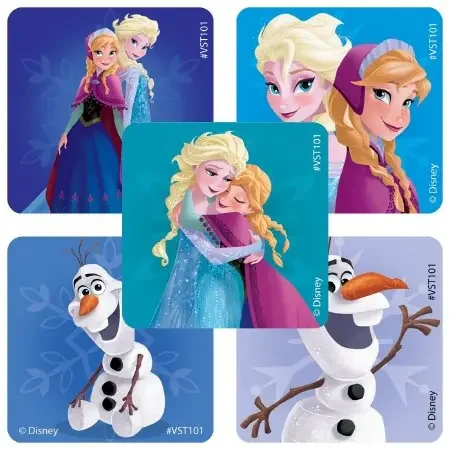Smilemakers Valuestickers 250 Per Unit Frozen Sticker 1.625 Inch – VST101R