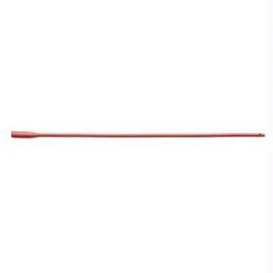 Smooth Tip Red Rubber Intermittent Catheter 16 Fr 16″