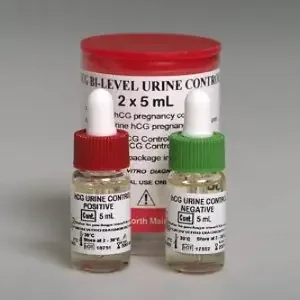 Stanbio Laboratory Reproductive Endocrinology Assay hCG Control Solution, High Positive and Negative Pregnancy (hCG) Testing High Positive Level / Negative Level 2 X 5 mL – 1225-205
