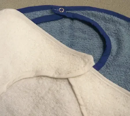 Standard Textile Bib Snap Closure Reusable Terry Cloth – 97110230