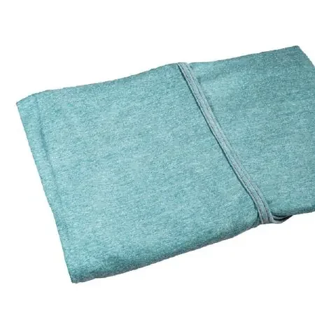 Standard Textile Stretcher Sheet Fitted 26 X 76 X 7.75 Inch Misty Cotton 60% / Polyester 40% Reusable – 7250422