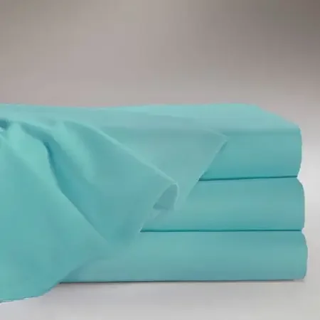 Standard Textile Supreme Bed Sheet Draw 55 X 72 Inch Misty Green Cotton 55% / Polyester 45% Reusable – 3910322