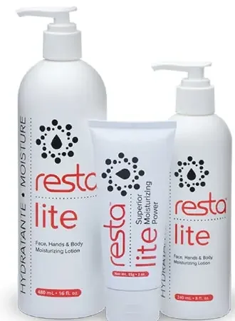 SteadMed Resta Lite Hand and Body Moisturizer 16 oz. Pump Bottle Unscented Lotion – 7600
