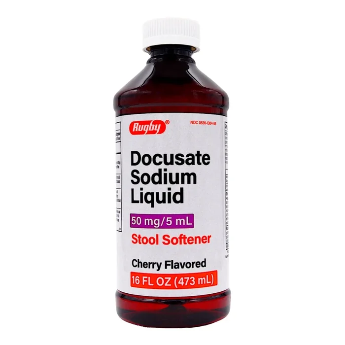 Stool Softener Cherry Flavor Liquid