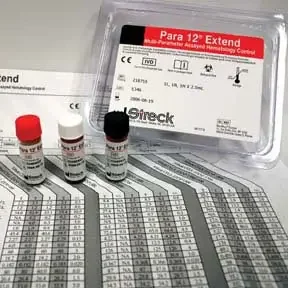 Streck Laboratories Para 12 Extend Hematology Control Low Level / Normal Level / High Level 18 X 4.5 mL – 218770