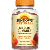 Sundown Naturals Co Q-10 Gummies, 200mg, 50 Ct