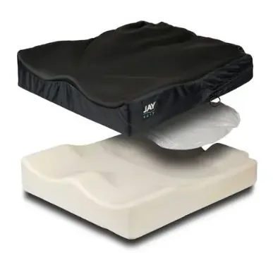 Sunrise Medical Jay Easy Seat Cushion 16 W X 15 D X 3-1/2 H Inch Foam / Fluid – JE1615C