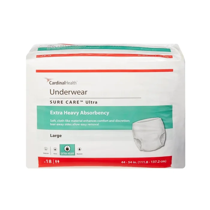 Sure Care™ Ultra Extra Heavy Absorbent Underwear, Large