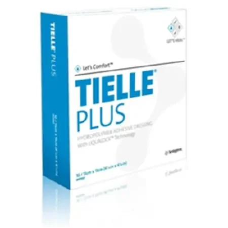 Systagenix Wound Management TIELLE Plus Foam Dressing 5-7/8 X 5-7/8 Inch Square Adhesive Sterile – TP505