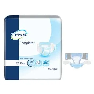 Tena Complete Brief, Large, 40″ – 56″, 24 Count.