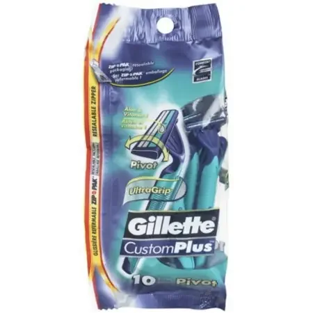 The Palm Tree Group Gillette Custom Plus Razor Twin Blade Disposable – 4740011579