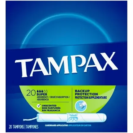 The Palm Tree Group Tampon Tampax Pearl Smooth Super Absorbency Plastic Applicator Individually Wrapped – 73010380127