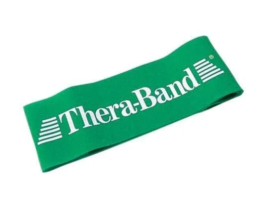 TheraBand exercise loop – 18″ – Green – heavy