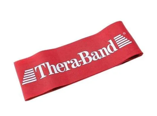 TheraBand exercise loop – 8″ – Red – medium