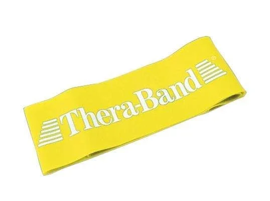 TheraBand exercise loop – 8″ – Yellow – thin