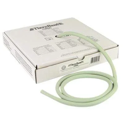 TheraBand exercise tubing – 25′ roll – Silver – super heavy