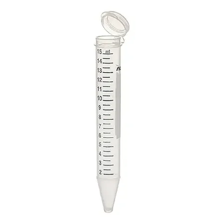 Thermo Scientific Nalge Thermo Scientific Nunc Ezflip Centrifuge Tube Conical Bottom Plain 15 Ml Without Color Coding Hinged Snap Cap Polypropylene Tube – 362694