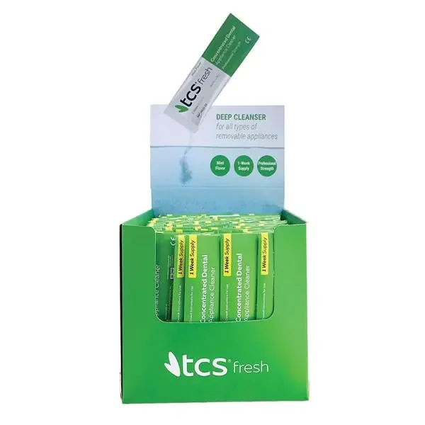 Thermoplastic Comfort System Cleaner Denture Tcs Sample Pack Mint 75/Bx – 4505FR-SMP
