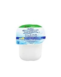Thick & Easy Hydrolyte Thickened Water 4 oz. Portion Cup Lemon Flavor Ready to Use Nectar Consistency, 23061 – Case of 24