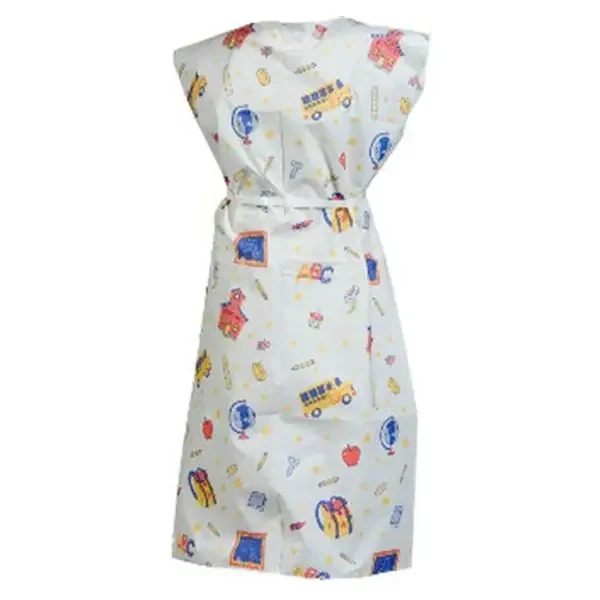 Tidi Products Gown Patient 21 In X 36 In Schooltime 50/Ca – 981836