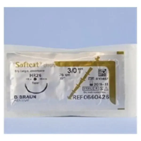TissueSeal Suture 3-0 Chromic Gut Hr-26 Softcat Undyed 30″ Monofilament 36/Bx – C0660426