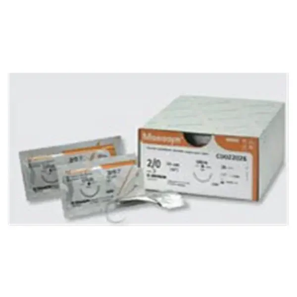 TissueSeal Suture 5-0 Glyconate Dsmp19 Monosyn Undyed 18″ Monofilament 12/Bx – G0023623