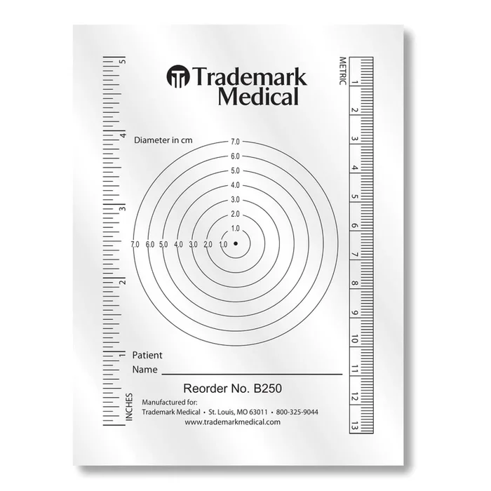 Trademark Medical Wound Measuring Guide
