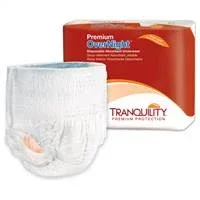 Tranquility Premium OverNight Adult Underwear Pull On X-Small Disposable Heavy Absorbency, 2113 – Case of 88
