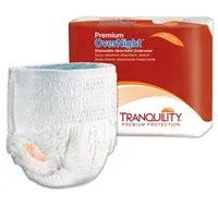 Tranquility Premium Overnight Underwear, SMALL, Heavy Absorbency, 2114 – Case of 80