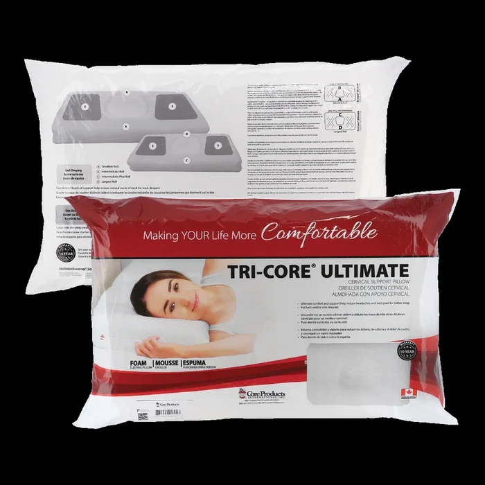 Tri-Core Ultimate Cervical Support Pillow