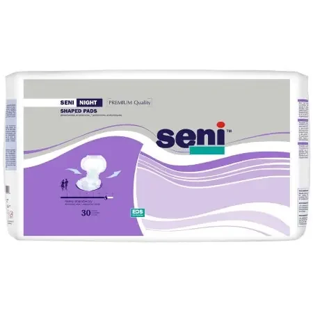 Tzmo Usa Incontinence Liner Seni Shaped Pads 27 Inch Length Heavy Absorbency One Size Fits Most Adult Unisex Disposable – S-PL30-PS1