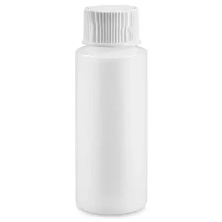 Uline Bottle, Cylinder Std Cap Nat 2Oz (900/Cs) – S-20072B