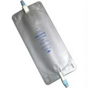 Uro-safe Vinyl Leg Bag With Thumb Clamp, Large 32 Fl Oz.