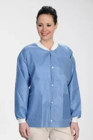 Valumax International Lab Jacket Valumax Extra-Safe True Blue Large Hip Length Limited Reuse – 3630TBLG