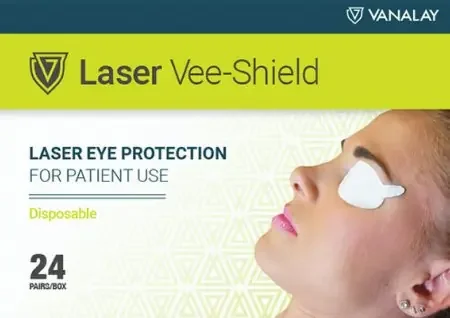 Vanalay Laser Eye Protector Vee-Shield One Size Fits Most Adhesive – 816023