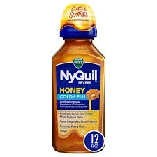 Vicks Dayquil Severe Liquid Medicine, Honey, 12 Oz