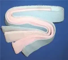 Vyaire Medical Abdominal Transducer Belts Reusable, 1 Pink Belt, 1 Blue Belt, Extended Tabs, 1-1/2 Inch X 48 Inch Transducer – 4425FAO