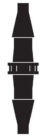 W.A. Baum Tubing Connector Straight – 2924