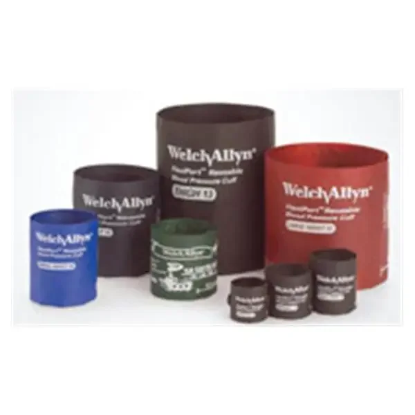 Welch-Allyn Cuff Kit Blood Pressure Flexiport Chld/Adlt Size 9/10/11/12 Arm Multi-Colored Ea – REUSE-FP-BV