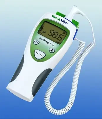Welch Allyn SureTemp Plus Digital Thermometer Rectal Probe Wall Mount – 01690-301