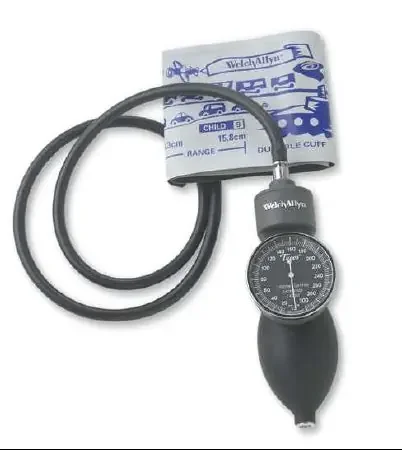 Welch Allyn Welch Allyn Aneroid Sphygmomanometer Hand Held 1-Tube Child, Small Adult, Adult, Large Adult Size Arm – 5098-23